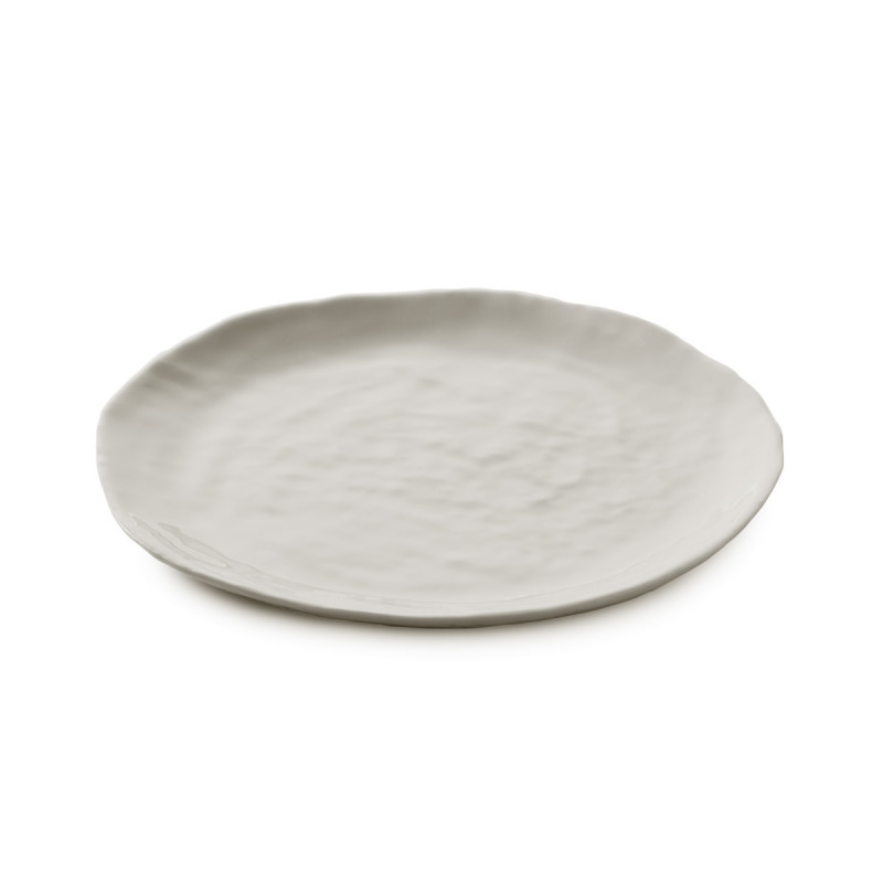 Assiette plate Blanc albâtre porcelaine culinaire Ø 15,5 cm Yli Revol
