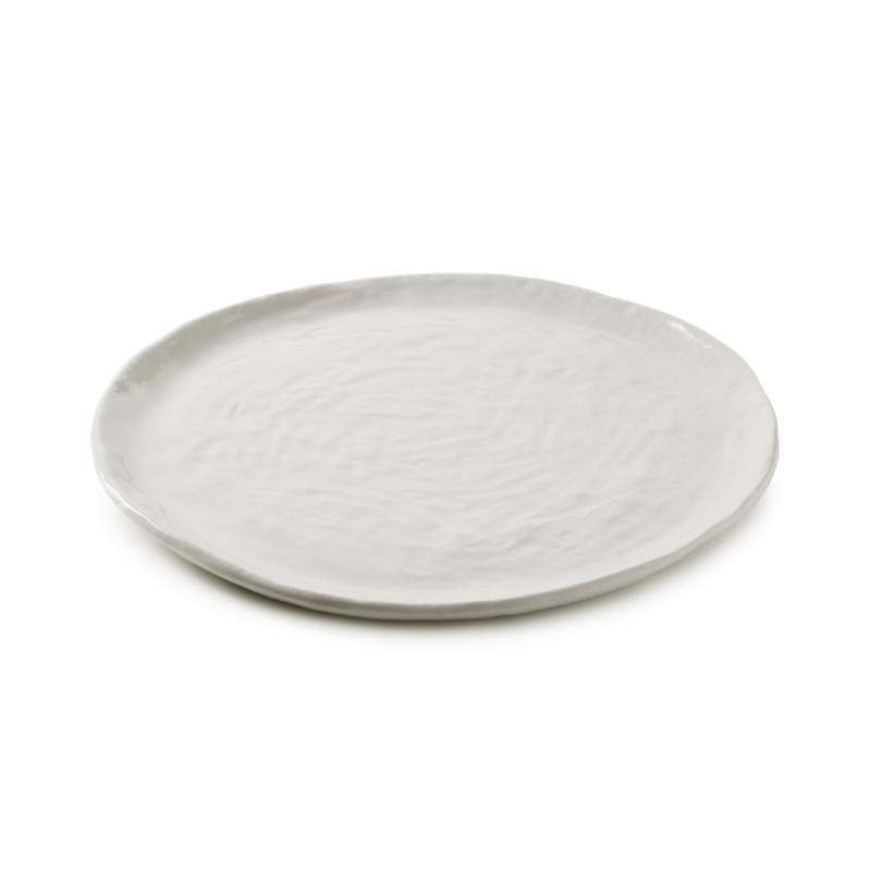 Assiette plate Blanc albâtre porcelaine culinaire Ø 28,5 cm Yli Revol