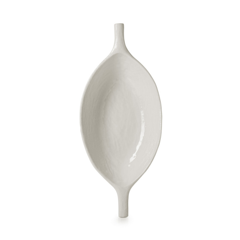 Coupe cabosse Blanc albâtre porcelaine culinaire 33 cm Yli Revol