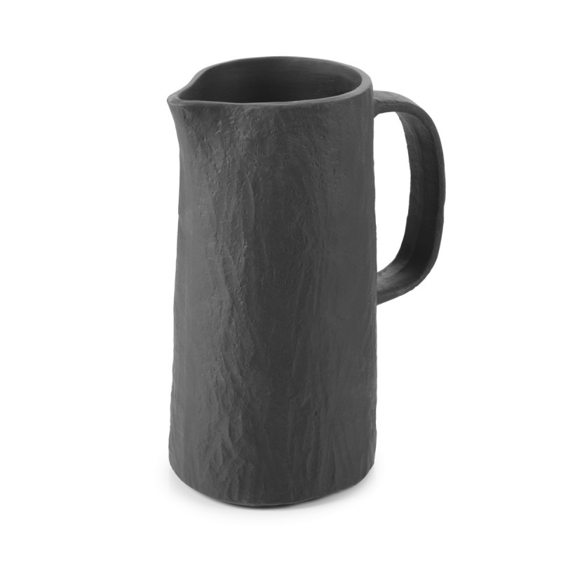 Pichet Noir brut porcelaine culinaire 84 cl Yli Revol