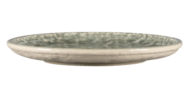 Assiette plate coupe rond Sage porcelaine vitrifiée Ø 15 cm Krush Rak