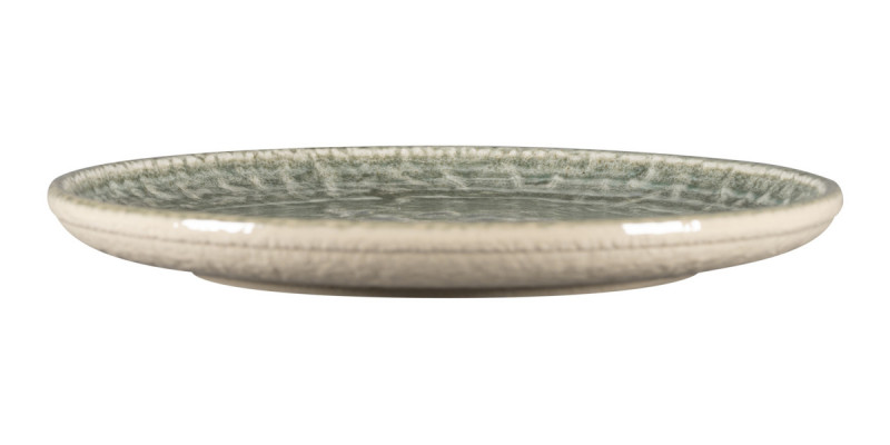 Assiette plate coupe rond Sage porcelaine vitrifiée Ø 20,9 cm Krush Rak