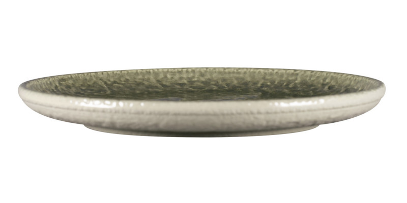 Assiette plate coupe rond steel porcelaine vitrifiée Ø 20,9 cm Krush Rak