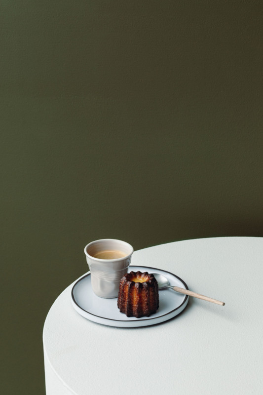 Gobelet expresso BLEU MISTRAL porcelaine culinaire 8 cl Ø 6,5 cm Froisse Revol