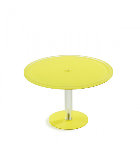 Piédestal résine Nacryl® jaune Ø 33 cm 21 cm Mealplak