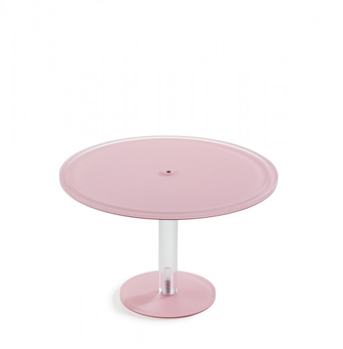 Piédestal résine Nacryl® rose Ø 33 cm 21 cm Mealplak