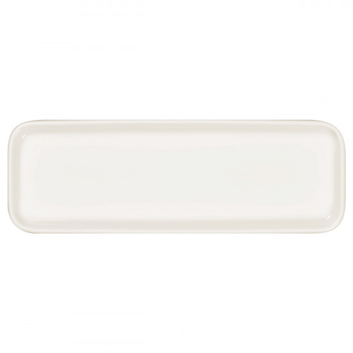 Assiette plate rectangulaire blanc porcelaine 24x8 cm Fractal Rak
