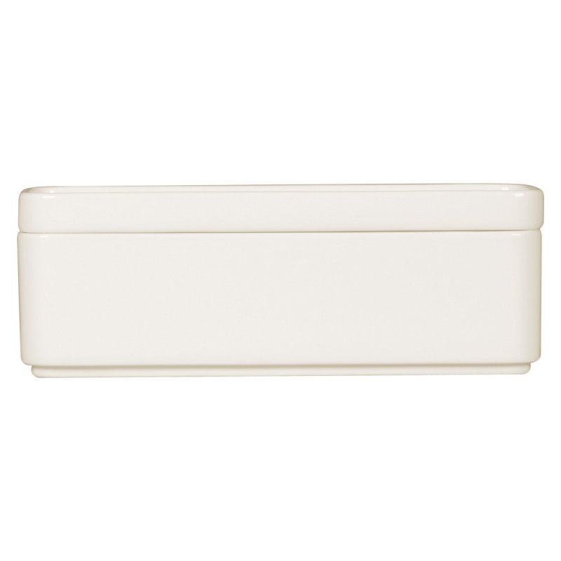 Assiette plate rectangulaire blanc porcelaine 24x8 cm Fractal Rak