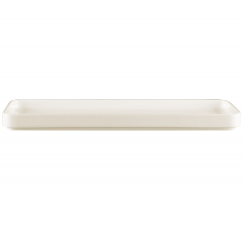 Assiette plate rectangulaire blanc porcelaine 32x16 cm Fractal Rak