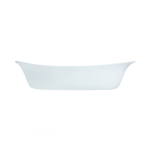 Plat ovale blanc verre opal 21,5 cm Smart Cuisine Luminarc