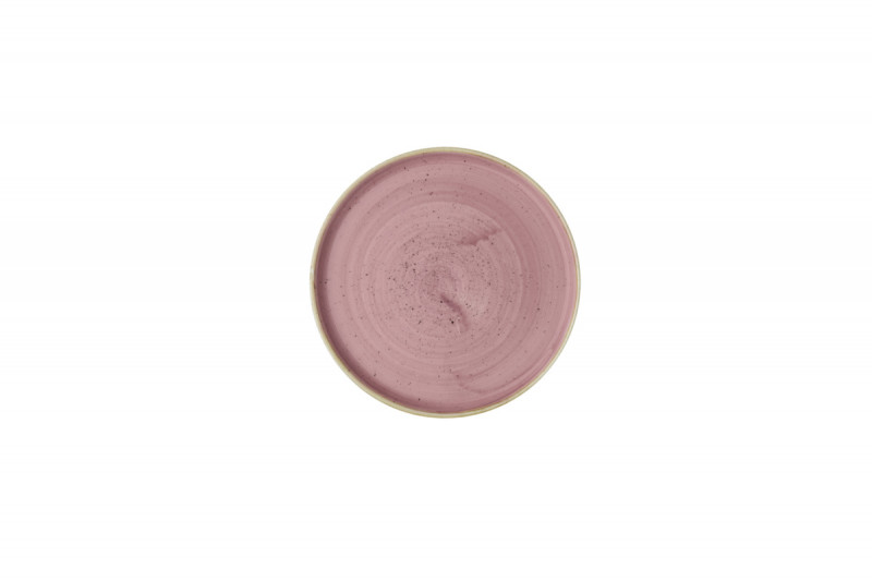 Assiette à bord droit rond Petal Pink porcelaine vitrifiée Ø 21 cm Stonecast Petal Churchill