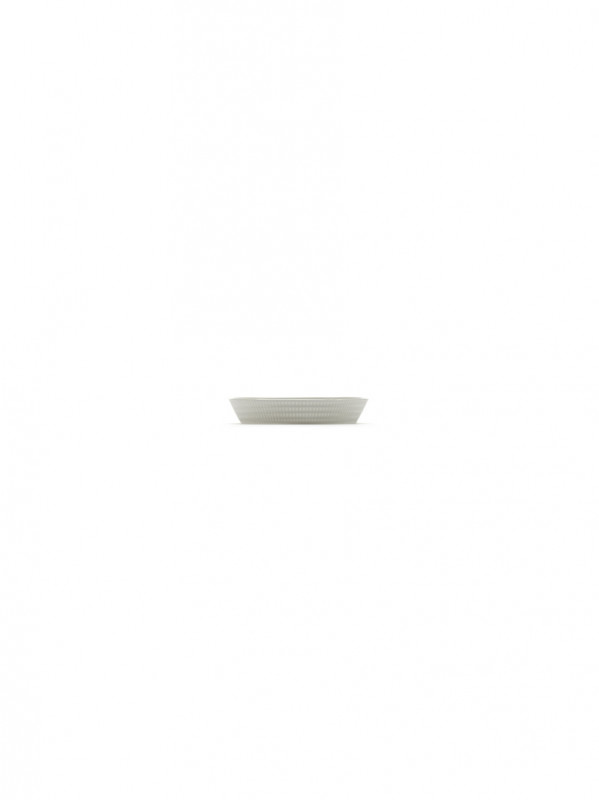 Assiette coupe plate rond blanc porcelaine bone china Ø 8 cm Nido Serax