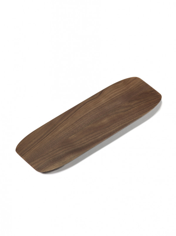 Plat rectangulaire brun noyer 35 cm Nido Serax