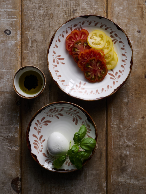 Assiette creuse organique terracotta porcelaine vitrifiée Ø 28 cm Harvest Mediterranean Dudson