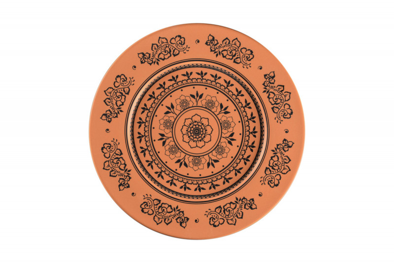Assiette plate rond Tero Décor Prima porcelaine Ø 32,5 cm Earth Rak
