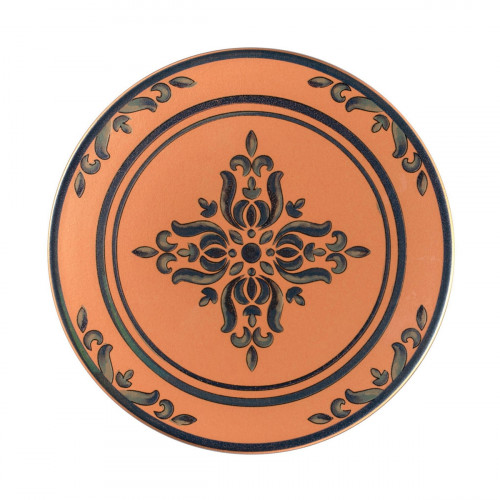 Assiette extra plate rond Tero Décor Ostia porcelaine Ø 29 cm Earth Rak