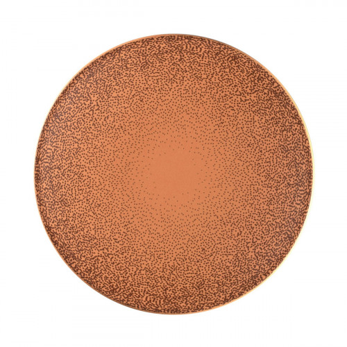 Assiette extra plate rond Tero Décor Denia porcelaine Ø 29 cm Earth Rak