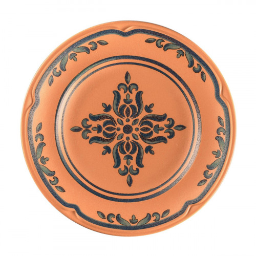 Assiette plate rond Tero Décor Ostia porcelaine Ø 28,9 cm Earth Rak