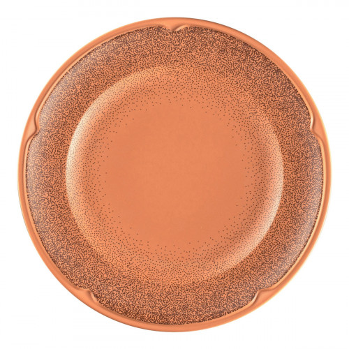 Assiette plate rond Tero Décor Denia porcelaine Ø 23,7 cm Earth Rak