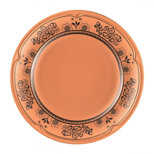 Assiette plate rond Tero Décor Alexandria porcelaine Ø 20,7 cm Earth Rak