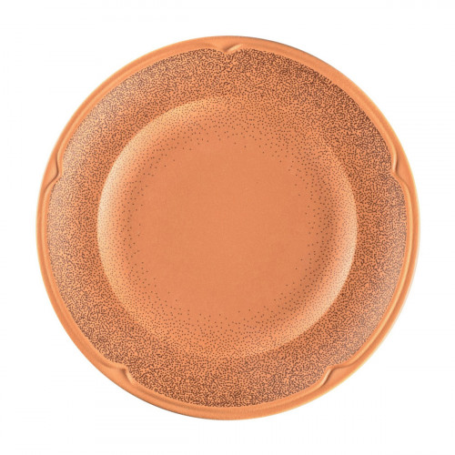 Assiette plate rond Tero Décor Denia porcelaine Ø 16,4 cm Earth Rak