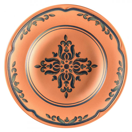 Assiette creuse rond Tero Décor Ostia porcelaine Ø 26 cm Earth Rak