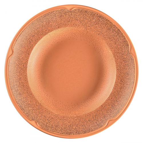 Assiette creuse rond Tero Décor Denia porcelaine Ø 26 cm Earth Rak