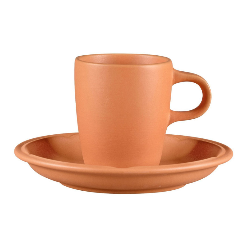 Tasse à espresso rond Tero Décor Prima porcelaine 9 cl Ø 5,8 cm Earth Rak