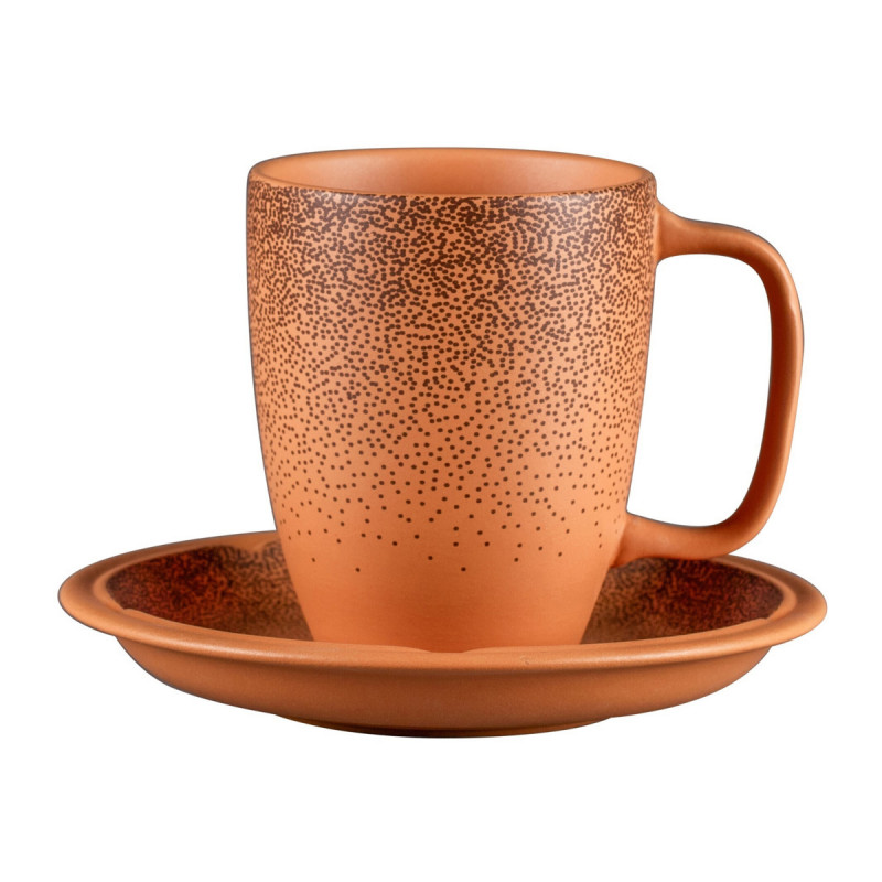 Mug rond Tero Décor Denia porcelaine 30 cl Ø 8 cm Earth Rak