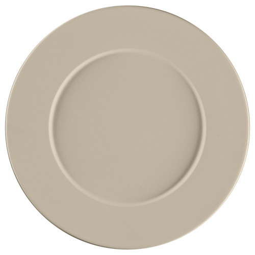Assiette plate rond Argila Décor Epura porcelaine Ø 32,5 cm Earth Rak