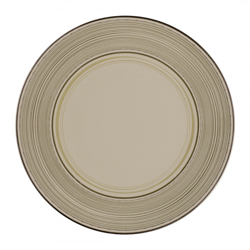 Assiette extra plate rond Argila Décor Larissa porcelaine Ø 23,6 cm Earth Rak