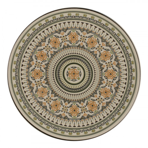 Assiette extra plate rond Argila Décor Genoa porcelaine Ø 20,5 cm Earth Rak