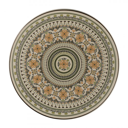 Assiette extra plate rond Argila Décor Genoa porcelaine Ø 18,7 cm Earth Rak