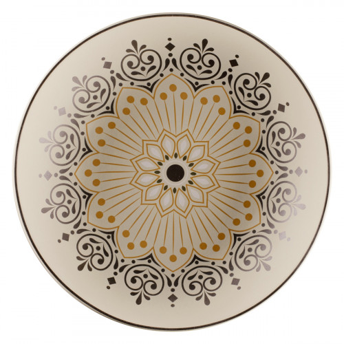 Assiette coupe creuse rond Argila Décor Cartagena porcelaine Ø 29,7 cm Earth Rak