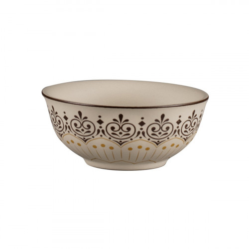 Bol rond Argila Décor Cartagena porcelaine Ø 10,5 cm Earth Rak