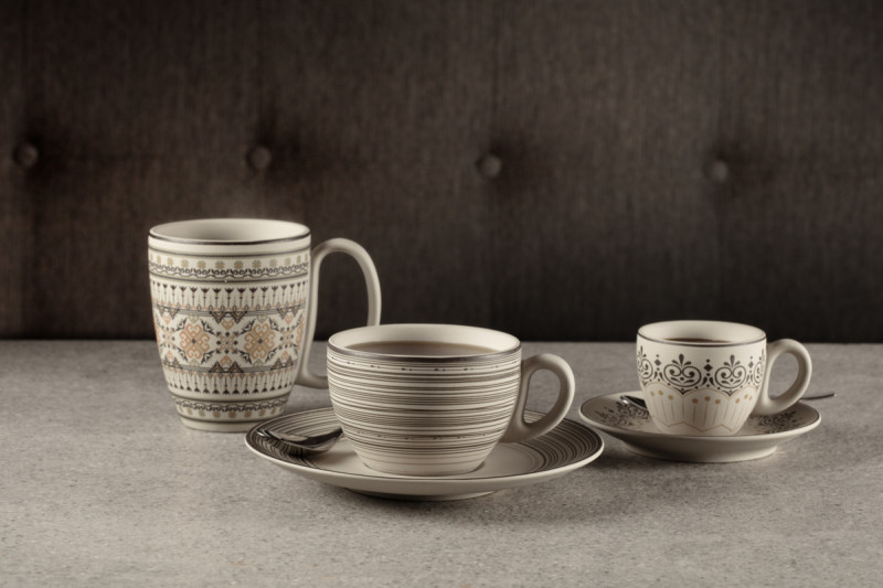 Tasse à espresso rond Argila Décor Epura porcelaine 8 cl Ø 6,5 cm Earth Rak