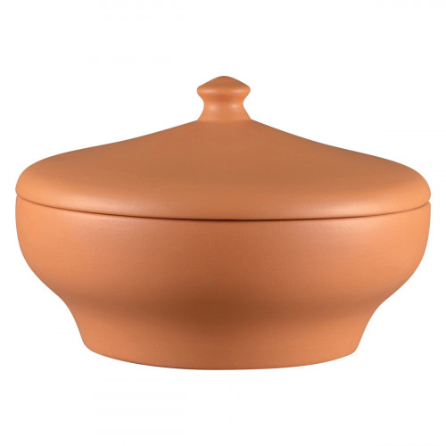 Soupière avec couvercle rond baantna tero Décor Prima porcelaine Ø 27,2 cm Earth Rak