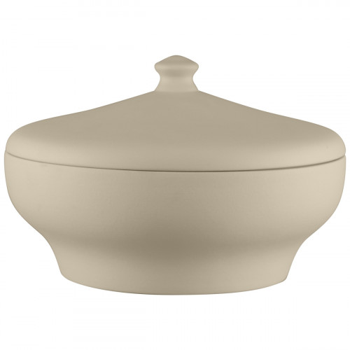 Soupière avec couvercle rond baantna argila Décor Prima porcelaine Ø 27,2 cm Earth Rak