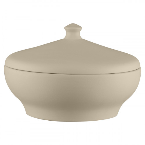 Soupière avec couvercle rond baantna argila Décor Prima porcelaine Ø 23,7 cm Earth Rak