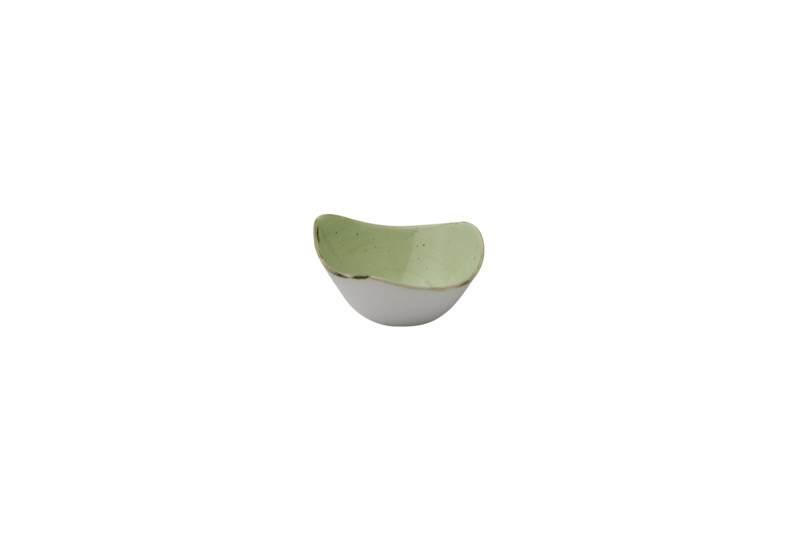 Bol triangulaire Sage Green porcelaine vitrifiée 15,3x15,3 cm Stonecast Sage Churchill
