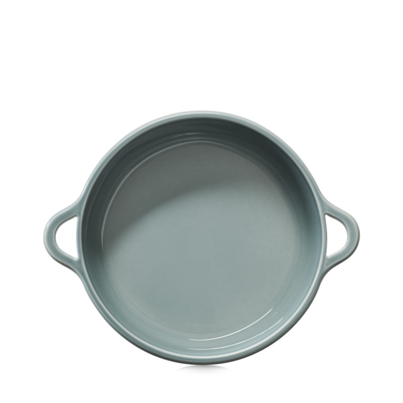 Plat pour induction rond Gris nuage porcelaine culinaire Ø 31 cm Bombance Revol