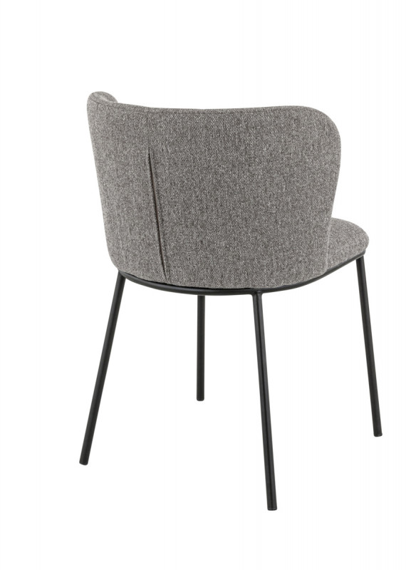 Chaise d'intérieur gris 75x55x58 cm Melina Flexmob