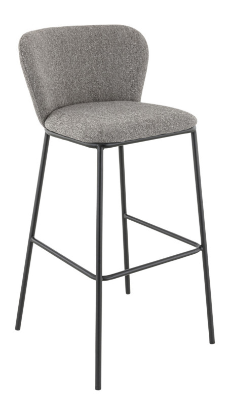 Tabouret de bar d'intérieur gris 104x53x56 cm Sandra Flexmob