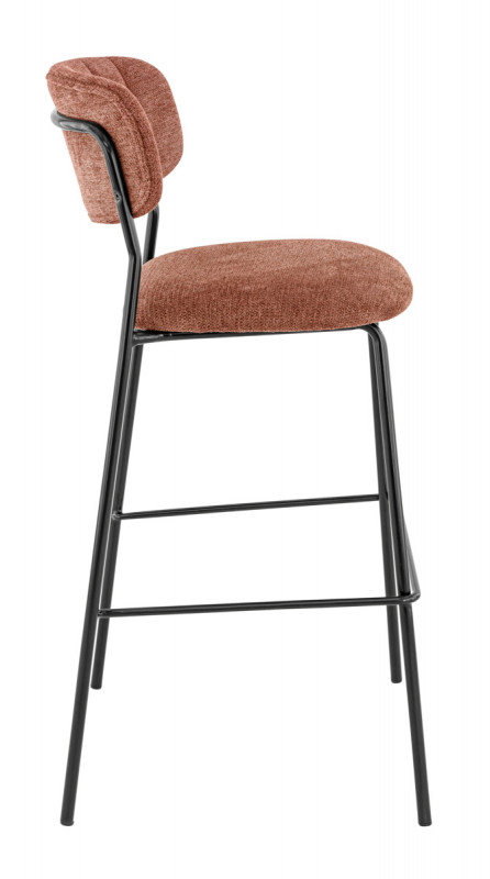 Tabouret de bar d'intérieur terracotta 108x51x55 cm Auguste Flexmob