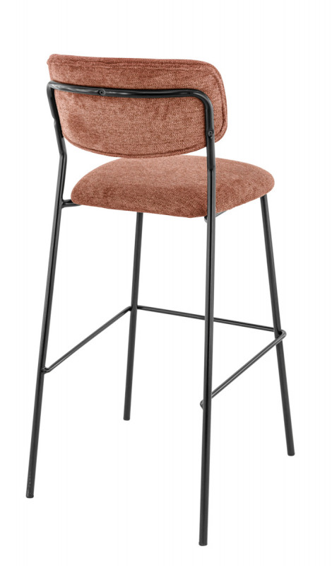 Tabouret de bar d'intérieur terracotta 108x51x55 cm Auguste Flexmob