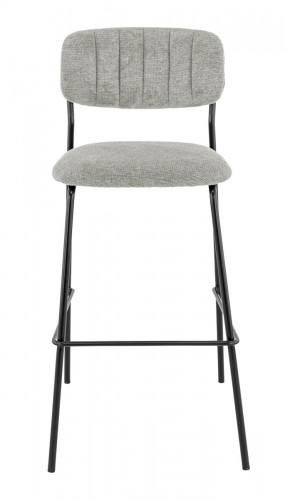 Tabouret de bar d'intérieur gris clair 108x51x55 cm Auguste Flexmob