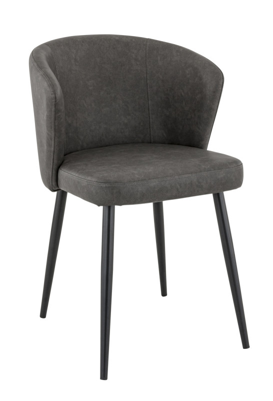 Chaise d'intérieur gris anthracite 81x56x60 cm Mikka Flexmob