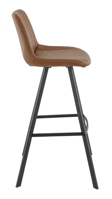 Tabouret de bar d'intérieur marron 106x46x53 cm Kyle Flexmob