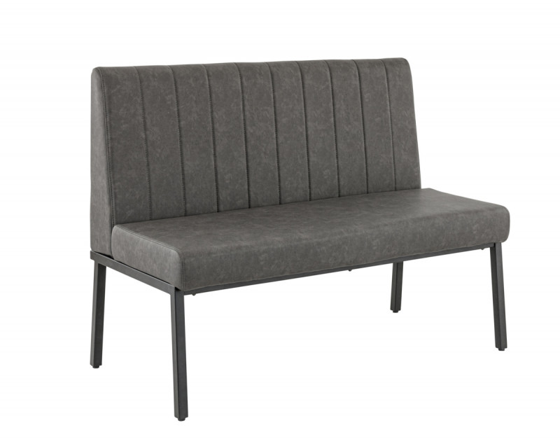 Banquette d'intérieur gris anthracite 94x120x60 cm Wendy Flexmob