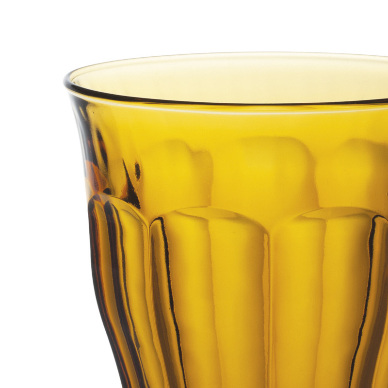Gobelet forme basse jaune verre trempé 25 cl Picardie Duralex